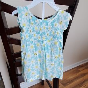 Carter's Light Blue and Daisy Dress